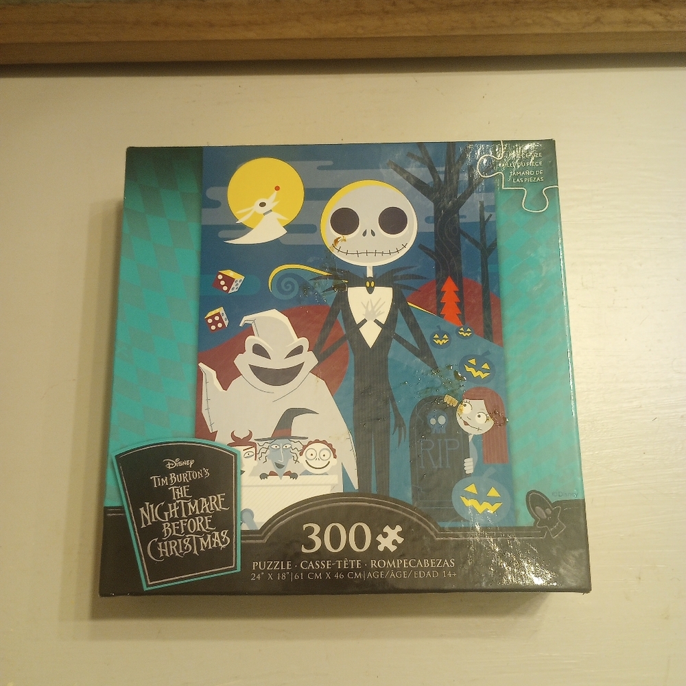 Disney The Nightmare Before Christmas 300 Piece Puzzle - New Sealed